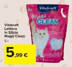 Carrefour Vitakraft Lettiera in Silicio Magic Clean offerta