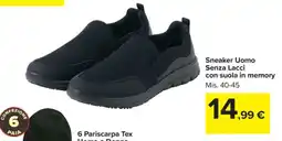 Carrefour Sneaker Uomo Senza Lacci offerta