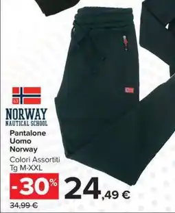 Carrefour Pantalone Uomo Norway offerta