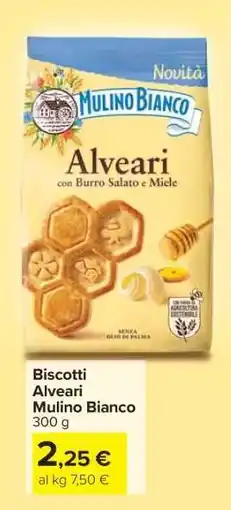 Carrefour Biscotti Alveari Mulino Bianco offerta