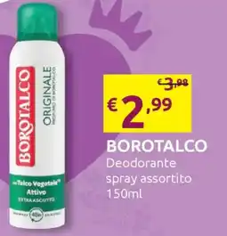 Ipersoap BOROTALCO Deodorante spray offerta