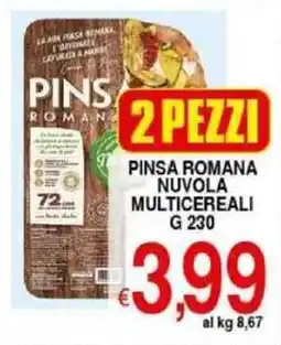 Iper Triscount Pinsa romana nuvola multicereali offerta