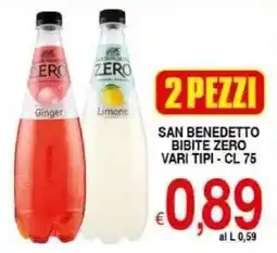 Iper Triscount San benedetto bibite zero offerta