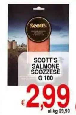Iper Triscount Scott's salmone scozzese offerta