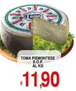 Iper Triscount Toma piemontese d.o.p. offerta