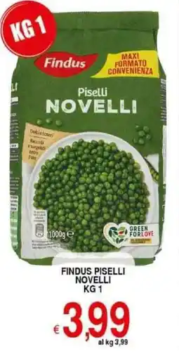 Iper Triscount Findus piselli novelli offerta