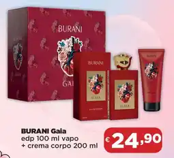 Acqua & Sapone BURANI Gaia edp vapo + crema corpo offerta