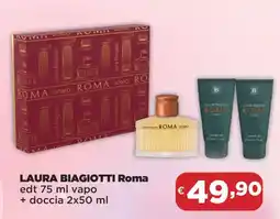 Acqua & Sapone LAURA BIAGIOTTI Roma edt vapo + doccia offerta