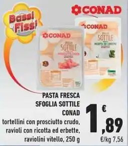 Conad City Pasta fresca sfoglia sottile CONAD offerta