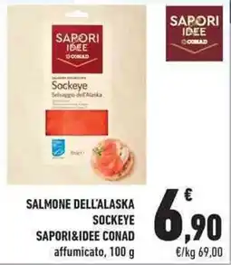 Conad City Salmone dell'alaska sockeye SAPORI&IDEE CONAD offerta