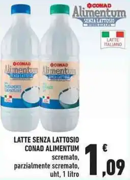Conad City Latte senza lattosio CONAD ALIMENTUM offerta