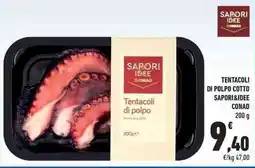 Conad City Tentacoli di polpo cotto SAPORI&IDEE CONAD offerta