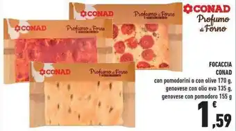Conad City Focaccia CONAD offerta