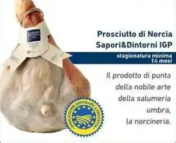 Conad City Prosciutto di Norcia Sapori&Dintorni IGP offerta