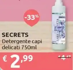 Ipersoap SECRETS Detergente capi delicati offerta