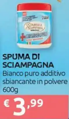 Ipersoap SPUMA DI SCIAMPAGNA Bianco puro additivo sbiancante in polvere offerta