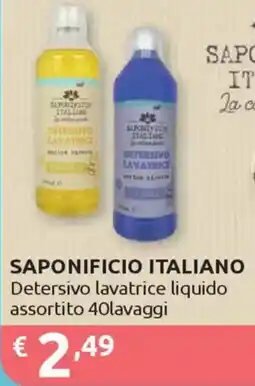 Ipersoap SAPONIFICIO ITALIANO Detersivo lavatrice liquido offerta