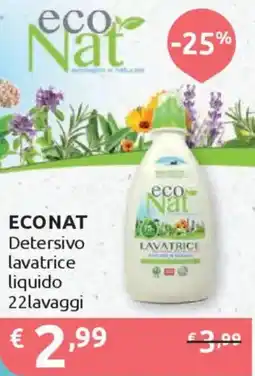 Ipersoap ECONAT Detersivo lavatrice liquido offerta