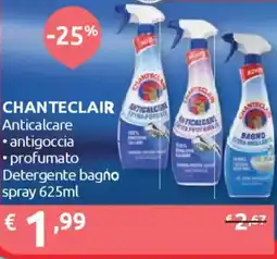 Ipersoap CHANTECLAIR Anticalcare, antigoccia, profumato Detergente bagno spray offerta