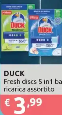Ipersoap DUCK Fresh discs 5 in1 base + ricarica offerta