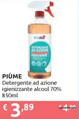 Ipersoap PIÙME Detergente ad azione igienizzante alcool 70% offerta