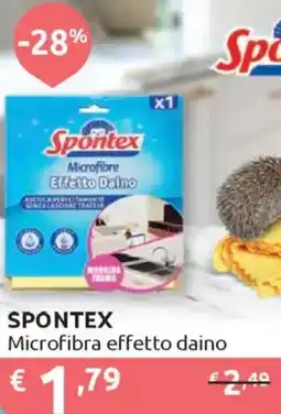 Ipersoap SPONTEX Microfibra effetto daino offerta