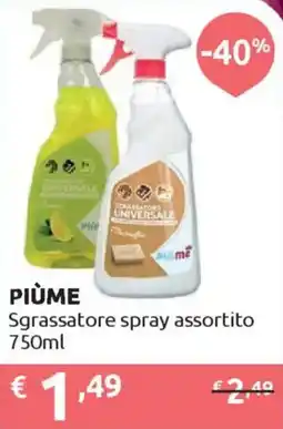 Ipersoap PIÙME Sgrassatore spray offerta