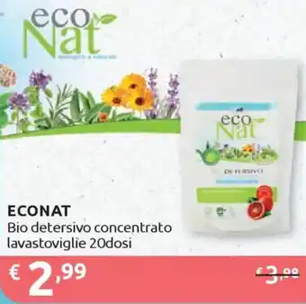 Ipersoap ECONAT Bio detersivo concentrato lavastoviglie offerta