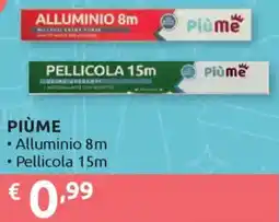 Ipersoap PIÙME Alluminio 8m, Pellicola 15m offerta
