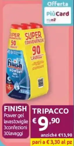 Ipersoap FINISH Power gel lavastoviglie 3 confezioni offerta