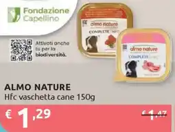 Ipersoap ALMO NATURE Hfc vaschetta cane offerta