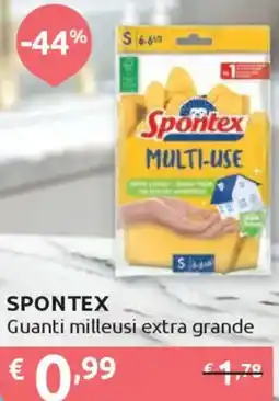 Ipersoap SPONTEX Guanti milleusi extra grande offerta