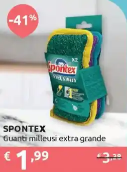 Ipersoap SPONTEX Guanti milleusi extra grande offerta