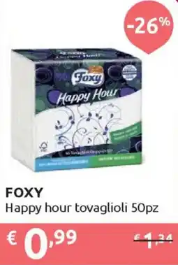 Ipersoap FOXY Happy hour tovaglioli offerta