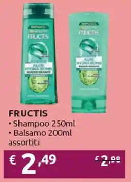 Ipersoap FRUCTIS shampoo, balsamo offerta