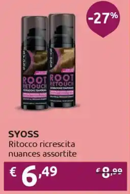 Ipersoap SYOSS Ritocco ricrescita nuances offerta
