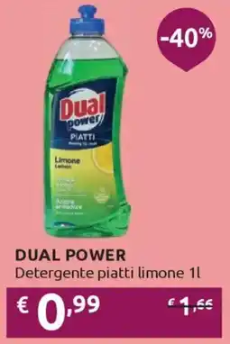 Ipersoap DUAL POWER Detergente piatti limone offerta