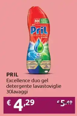 Ipersoap PRIL Excellence duo gel detergente lavastoviglie offerta