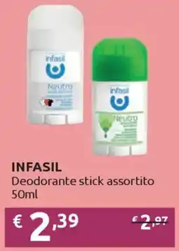 Ipersoap INFASIL Deodorante stick offerta