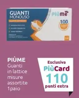 Ipersoap PIÙME Guanti in lattice misure offerta