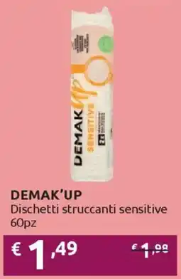 Ipersoap DEMAK'UP Dischetti struccanti sensitive offerta