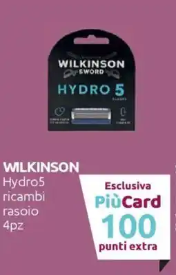 Ipersoap WILKINSON Hydro5 ricambi rasoio offerta