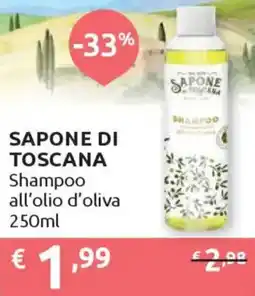 Ipersoap SAPONE DI TOSCANA Shampoo all'olio d'oliva offerta