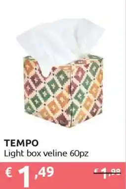 Ipersoap TEMPO Light box veline offerta