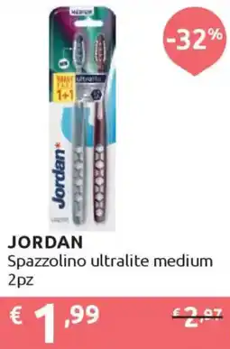 Ipersoap JORDAN Spazzolino ultralite medium offerta