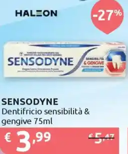 Ipersoap SENSODYNE Dentifricio sensibilità & gengive offerta