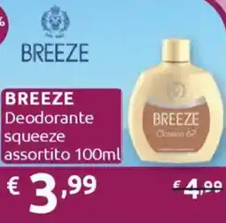 Ipersoap BREEZE Deodorante squeeze offerta