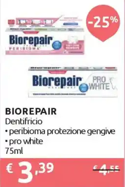 Ipersoap BIOREPAIR Dentifricio peribioma protezione gengive, pro white offerta