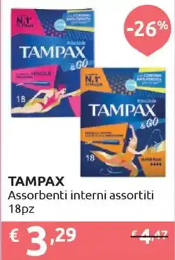 Ipersoap TAMPAX Assorbenti interni offerta