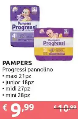 Ipersoap PAMPERS Progressi pannolino offerta